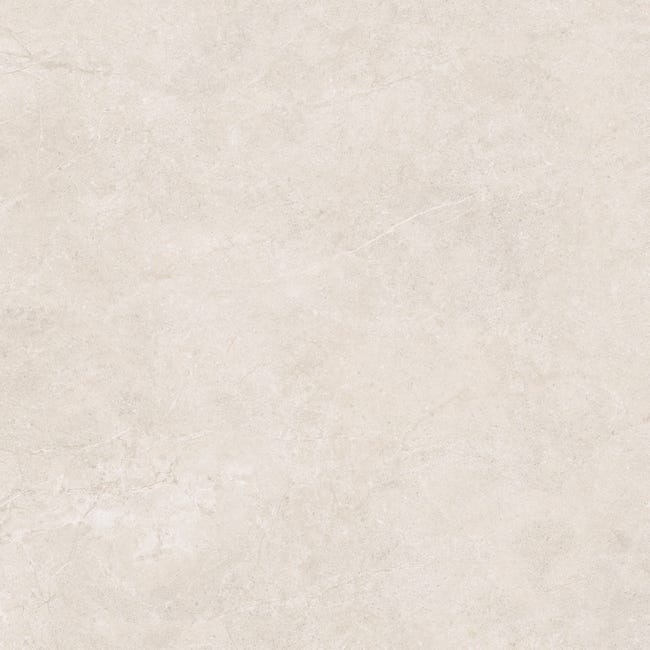 Suelo exterior porcelánico Levante efecto cemento bone 60x60 cm C3 ARTENS
