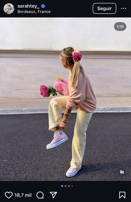 Converse Deportivas Rosas Coquette Bonitas Verano