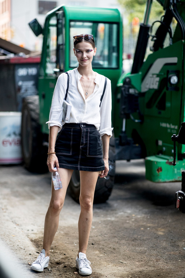 street style nyfw negro