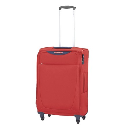 ¿Planeando tus vacaciones? La maleta Samsonite Base Hits Spinner de 66 cm en rojo ahora por 67,11 euros en Amazon