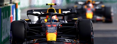 Sergio Pérez confirma su leyenda urbana tumbando a Max Verstappen en Bakú; Ferrari vuelve al podio