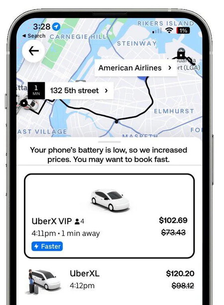 Uber Bateria Imagen Falsa