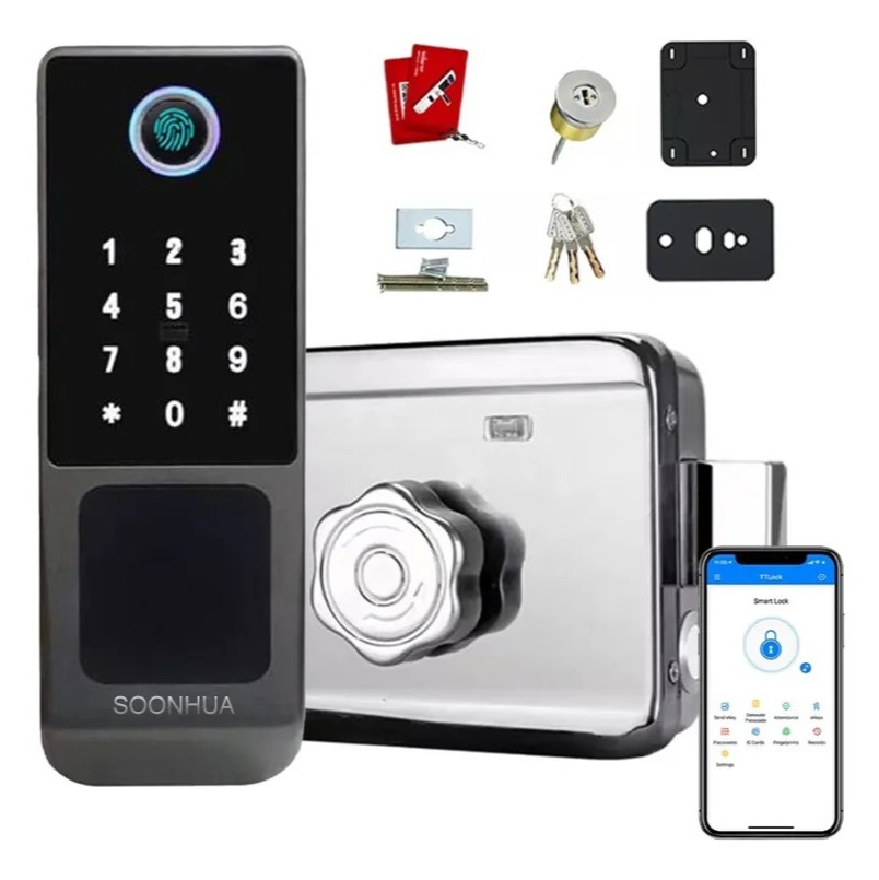 Chapa inteligente con accesorios