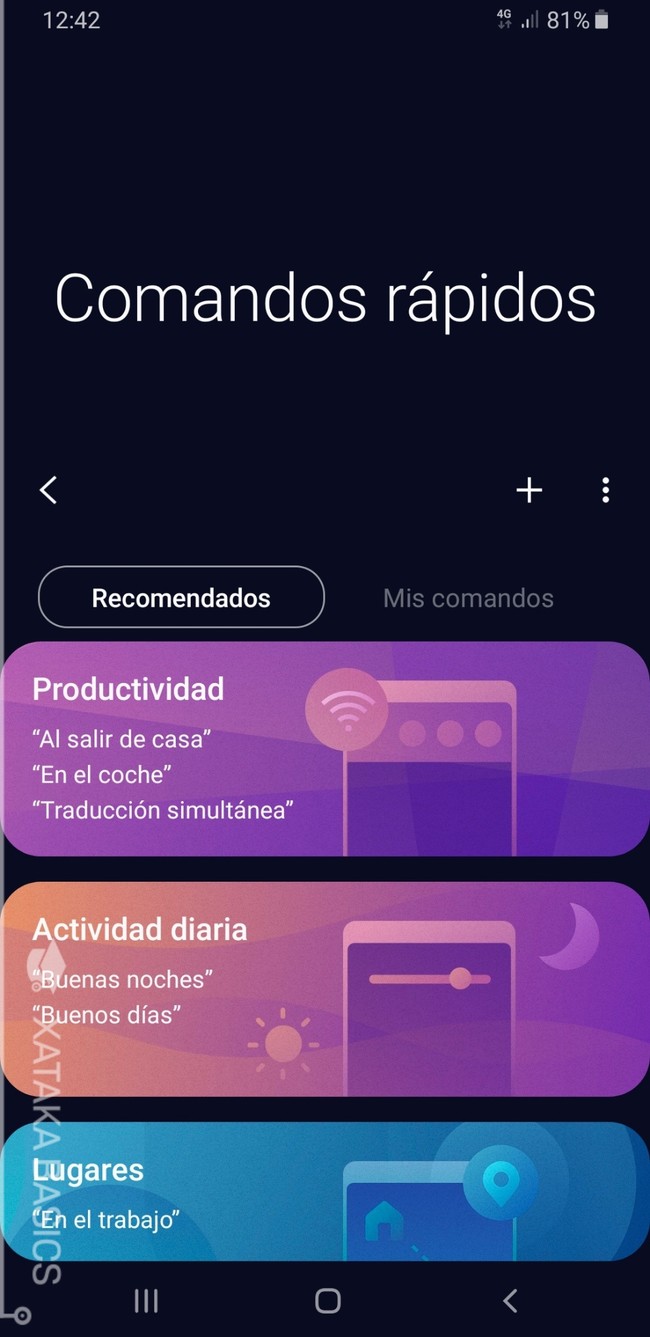 Rutinas de Bixby qué son los comandos rápidos y cómo se configuran