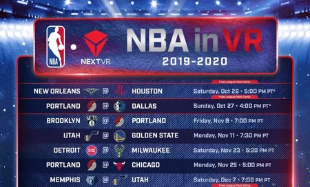 仮想現実での NBA ゲーム