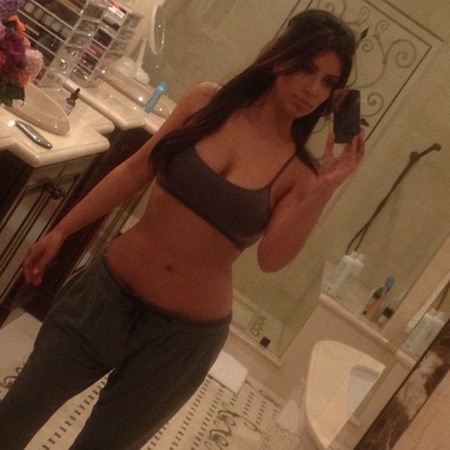 Kim Kardashian se gusta mucho... y en pijama también