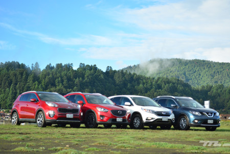 Comparativa: KIA Sportage vs Mazda CX-5 vs Honda CR-V vs Nissan X-Trail (III)