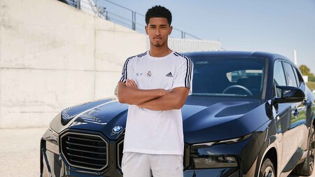 Juse Bellingham y el BMW XM de patrocinio del Real Madrid