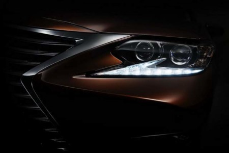 Luces y sombras en el teaser del Lexus ES que se presentará en Shanghai