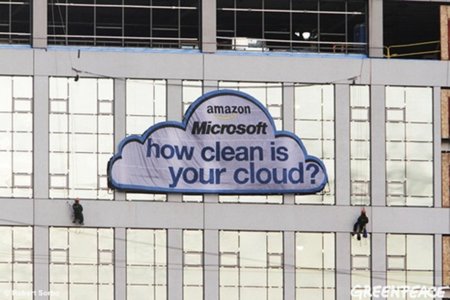 La "nube" limpia que quiere Greenpeace