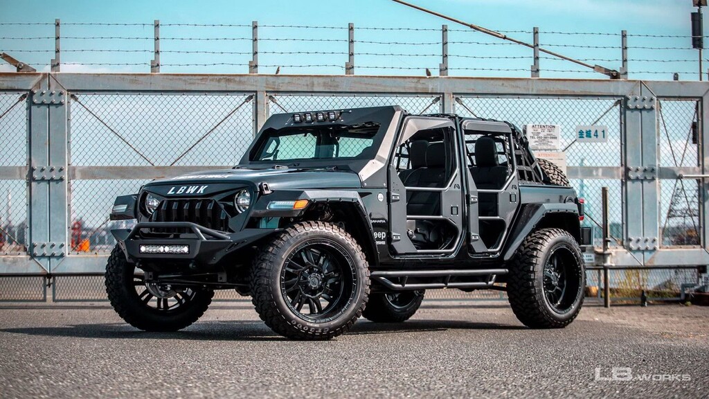 LB-Works Fairline, el Jeep Wrangler se luce con todo el estilo del famoso tuner japonés, Liberty Walk
