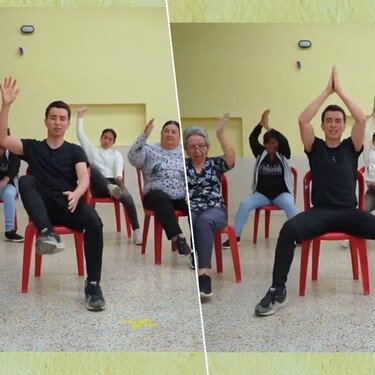 Tres ejercicios de pilates en silla para personas de más de 60 que quieren trabajar coordinación, equilibrio y mejorar la musculatura  