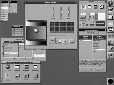 NeXT の NeXTSTEP オペレーティング システムの Interface Builder