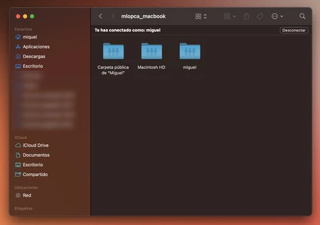ファイルを共有する Mac 5