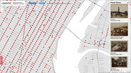 OldNYC o cómo volver al Nueva York de 1880 gracias a este mapa