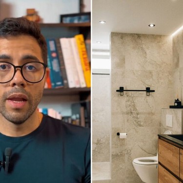 El arquitecto José María Medina recomienda: “En un baño para personas mayores de 65, es fundamental una buena iluminación y estas barras” 