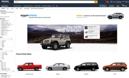 ¿Comprarías tu coche a través de Amazon? Todo apunta a que pronto podrás hacerlo