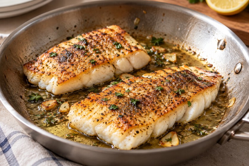 Cocineros coinciden sobre el pescado: “Para que quede perfecto, no engrases la sartén, es mejor untar aceite en papel de horno”