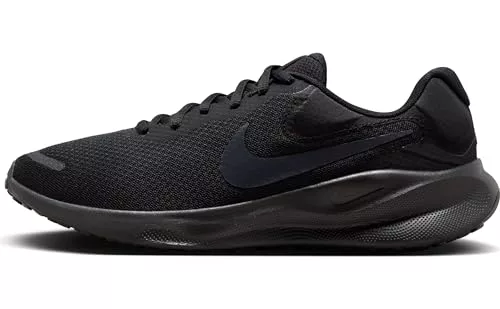 NIKE Revolution 7, Zapatillas para Correr Hombre, Negro Apagado Negro, 41 EU