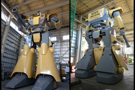 Mononofu, es un enorme robot japonés de nueve metros de altura