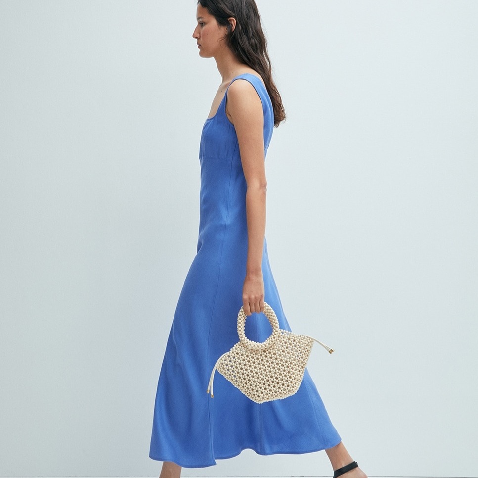 Vestido de lino Sfera
