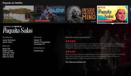 Netflix eliminará todas las reseñas de series y películas de su plataforma