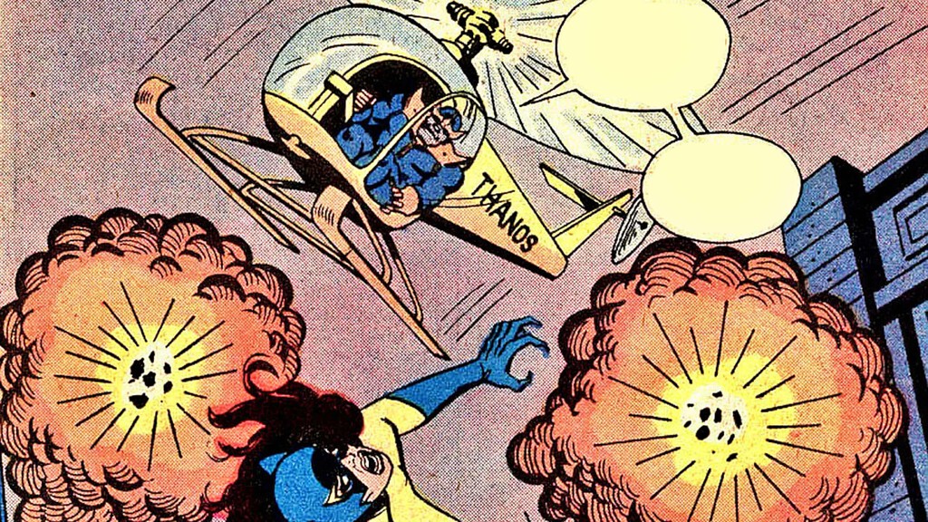 La surrealista  historia del helicóptero amarillo de Thanos y sus dos alucinantes cameos en el UCM 
