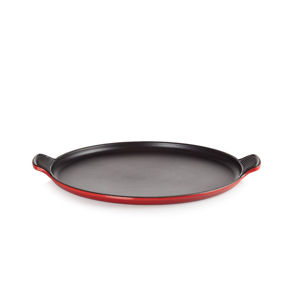 Parrilla bistró redonda lisa de hierro fundido Le Creuset Cereza