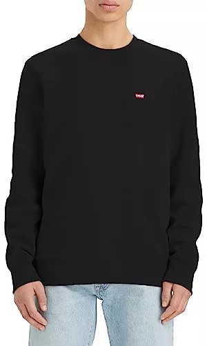Levi's Crew Sudadera, Mineral Black, M para Hombre