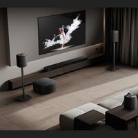 LG quiere que podamos montar un home cinema Dolby Atmos "sin cables". Así son su barra de sonido y altavoces minimalistas Sound Suite