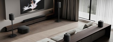LG quiere que podamos montar un home cinema Dolby Atmos "sin cables". Así son su barra de sonido y altavoces minimalistas Sound Suite