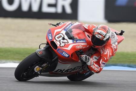 Andrea Dovizioso durante la sesión clasificatoria