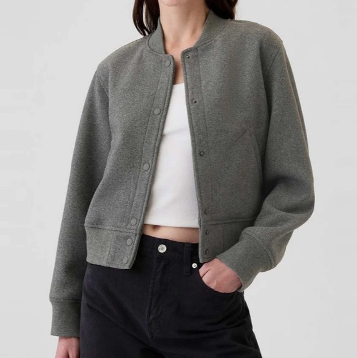 Gap Cazadora bomber de mujer con cuello acolchadoy bolsillo delanteros inclinados