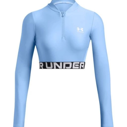 Camiseta de mujer Heatgear Rib 1/4 Zip Ls-Blk Under Armour
