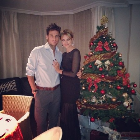 Aniversario navideño: así se las gastan Feliciano López y Alba Carrillo