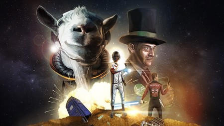 Goat Simulator lanzará su parodia de Mass Effect (y las obras de ci-fi) en consolas esta misma semana