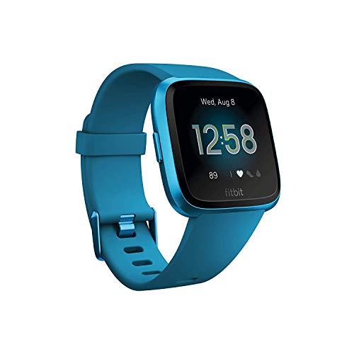 Fitbit Versa Lite - Reloj Deportivo Smartwatch, Adultos Unisex, Azul Marino/Aluminio, Talla única