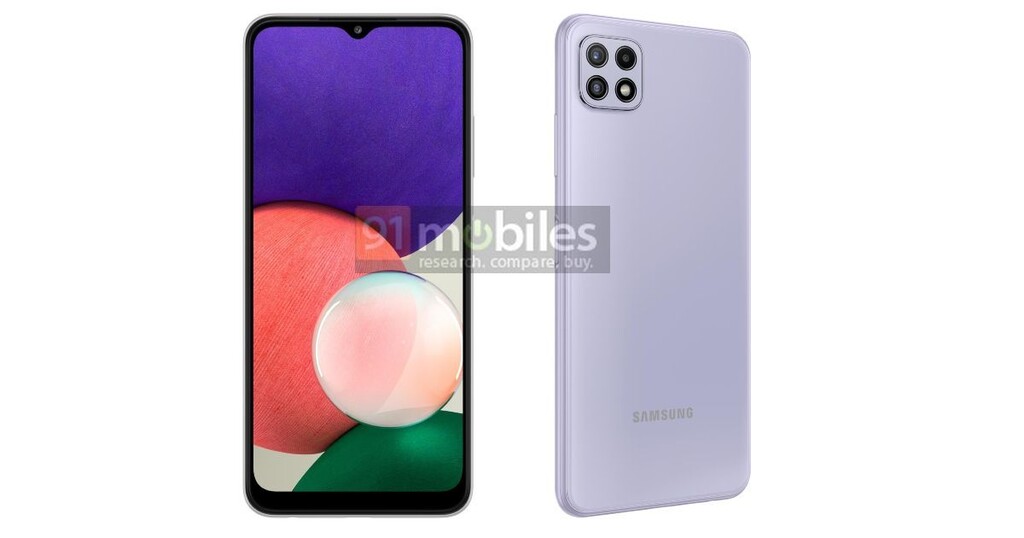 Los Samsung Galaxy A22, al descubierto: la gama económica de Samsung presume de batería y conectividad