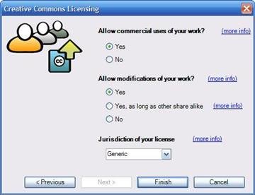 Add-in de Office para aplicar licencias Creative Commons a nuestros documentos