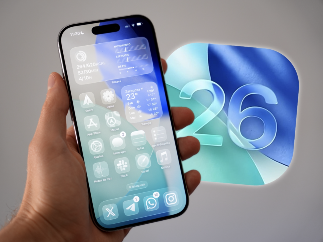 Si no te gusta el diseño Liquid Glass de iOS 26, hay una solución. Y es ...