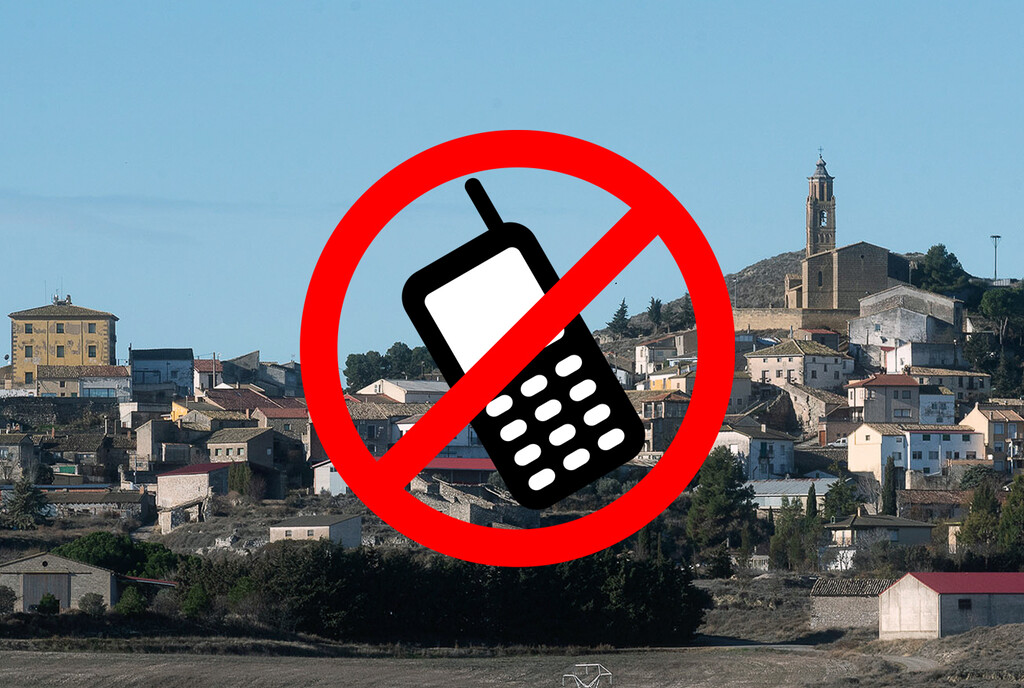 "El sheriff irá por todo el poblado por si surge algo": un experimento dejará sin móvil a todo un pueblo aragonés durante horas