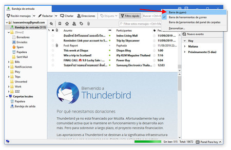 Thunderbird 23 Trucos Para Sacarle Todo El Partido Al Cliente De Correo De Mozilla