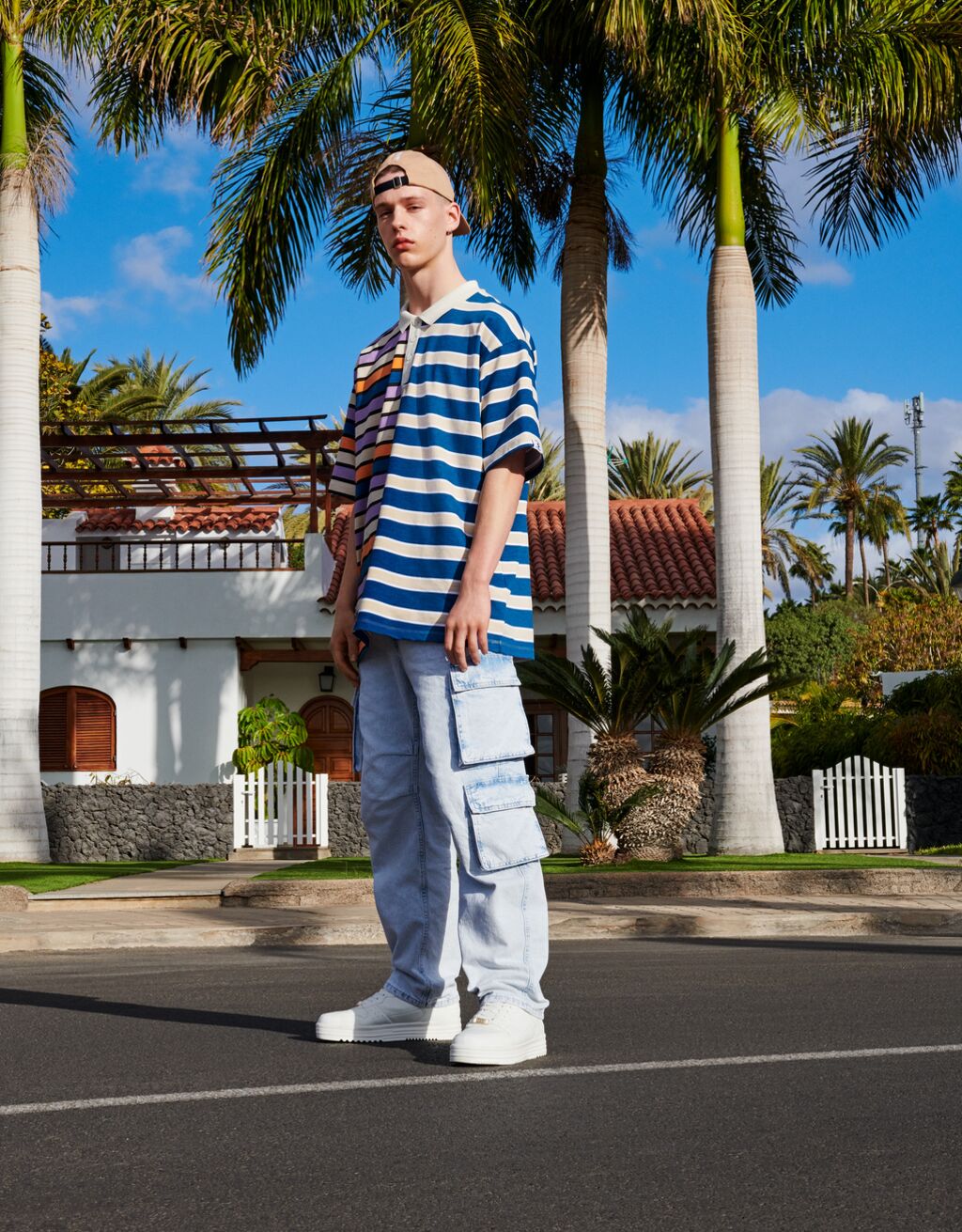 Jeans cargo loose fit