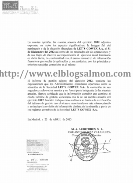 Gowex, MA Auditores, el MAB y el ICAC: varias irregularidades bastante graves que "nadie" detectó