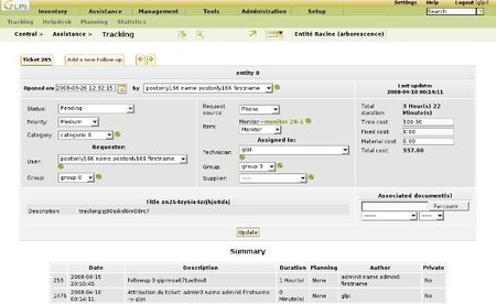 Incidencia equipo GLPI