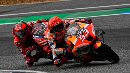 Marquez Bagnaia Tailandia Motogp 2022