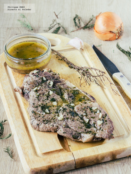 Chuleta de cerdo estilo Módena. Receta