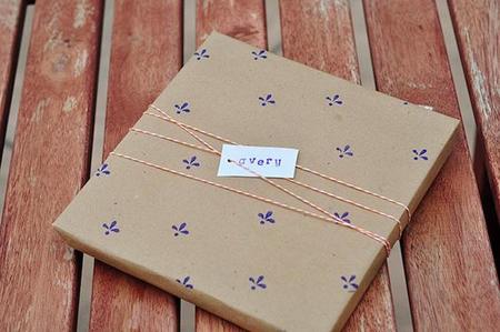 papel de envolver hecho en casa