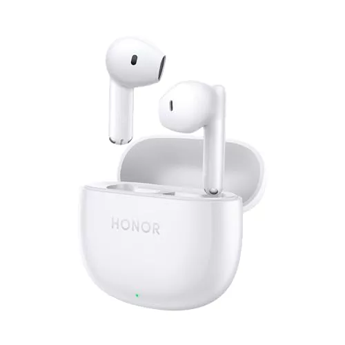HONOR Auriculares X6 con Caja de Carga, Color Blanco