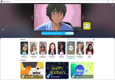 Como Usar Filtros Snapchaar Videollamadas Windows Macos